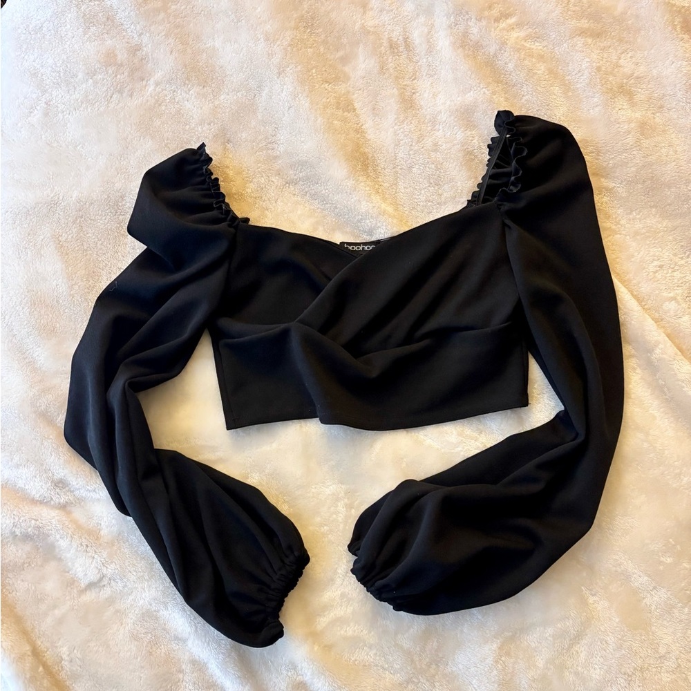 Elegant Black Women's Top